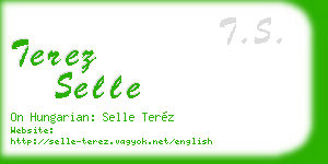 terez selle business card
